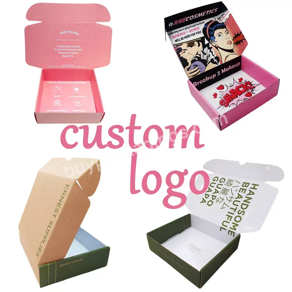Cardboard Paper Box Gift Hand Bags Packaging Box Custom Mailer Handbag Shipping Box