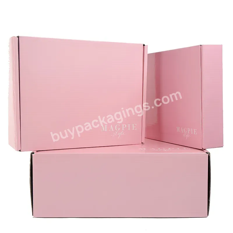 Cardboard Paper Mailer Cute Hair Products Box Beard Grooming Kit Products Box Clothing Flower Gift Print Corrugated Box