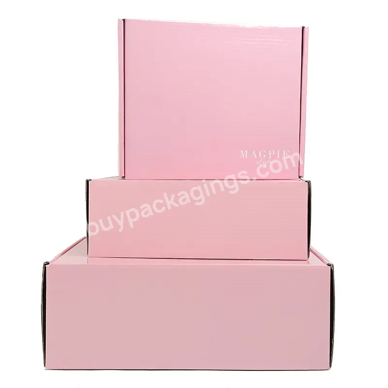 Cardboard Paper Mailer Cute Hair Products Box Beard Grooming Kit Products Box Clothing Flower Gift Print Corrugated Box