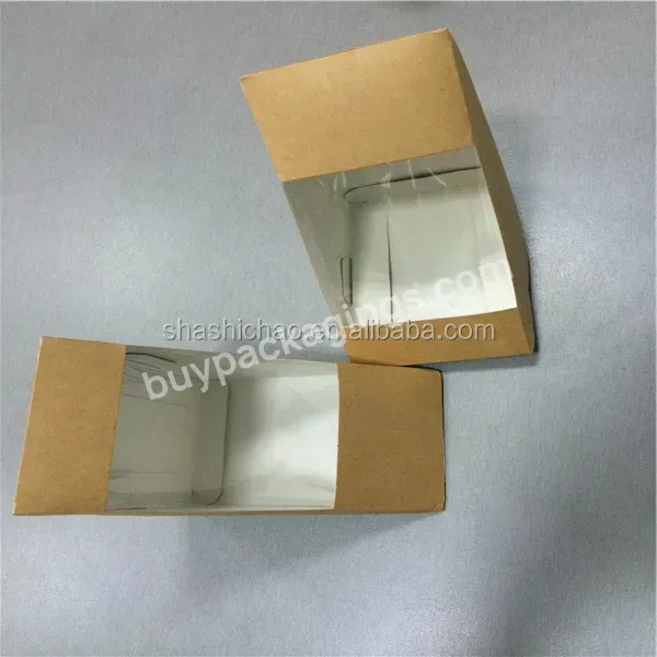 Cardboard Triangle Sandwich Box Take Away Packaging Sandwich Box,New Design Custom Fast Food Packaging / Custom Burger And San