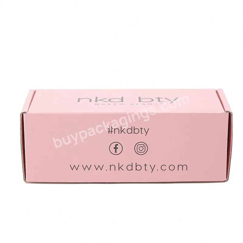 Cartons Custom Printed Packaging Corrugated Boxes Aircraft Boxes Pink Gift Packaging Paper Box