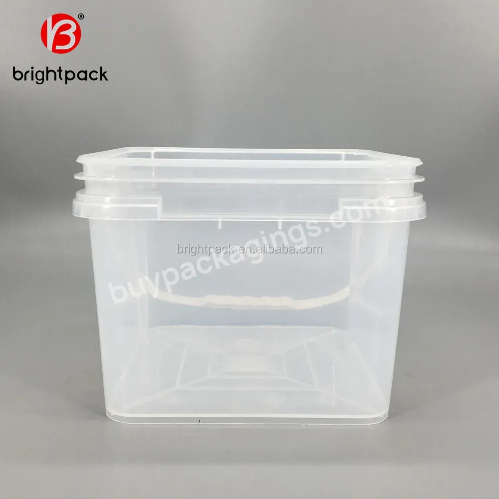 Cat Pet Food Ice Square Iml Transparent Plastic Bucket