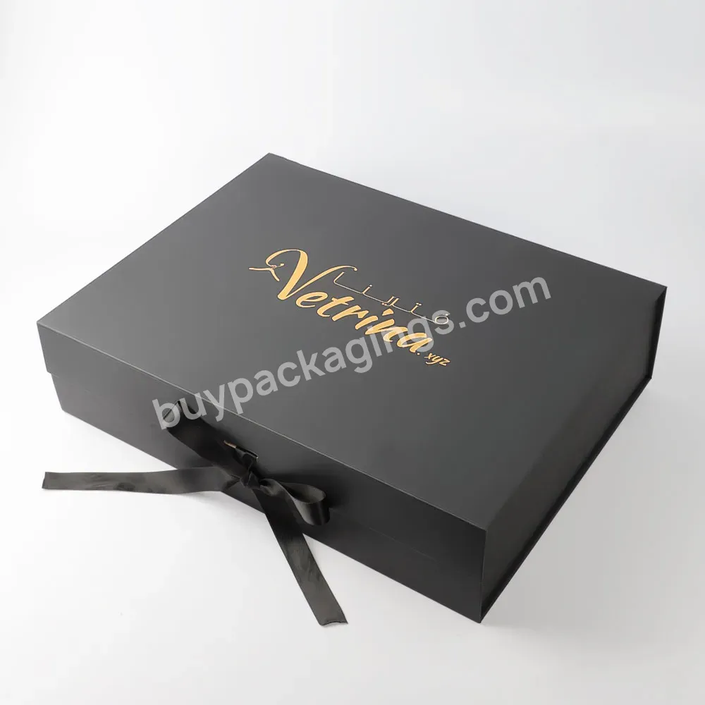 Ccustom Luxury Magnet Closure Rigid Cardboard Packing Boxes Customized Paper Packaging Magnetic Foldable Folding Gift Box