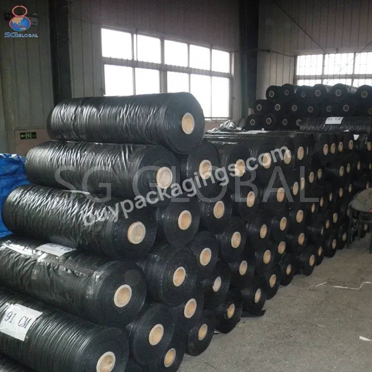 Ce China Factory Wholesale Black Pp Woven Silt Fence Geotextile Fabric In Roll