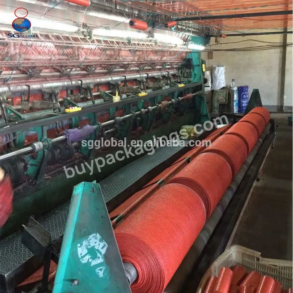 Ce China Wholesale Durable Plastic Pe Raschel Pp Woven Tubular Leno Mesh Net Bag Fabric Rolls