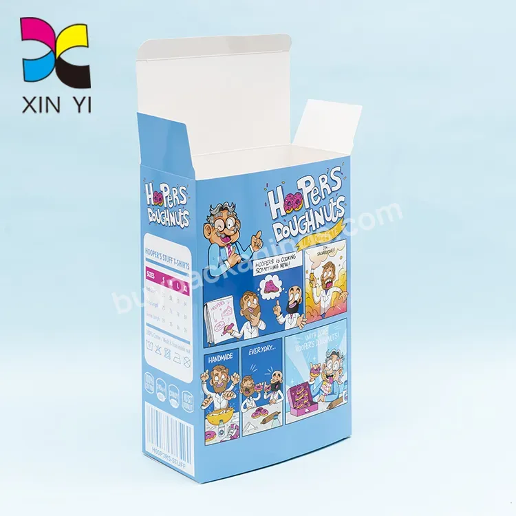Cereal Box Manufacturer Hot Sale Custom Printing Foldable Cereal Box Packaging For Cloth
