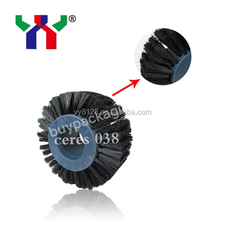 Ceres 038 High Quality Printing Machine Spare Parts Feeder Brush Wheel,84*28*38mm,10 Pcs/bag