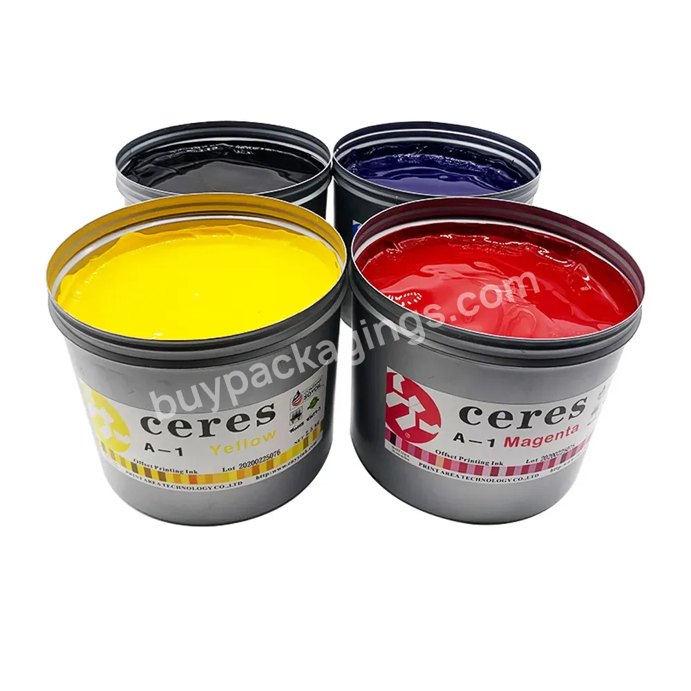 Ceres Ceres A-1 Offset Printing Yellow Ink For Printing Paper,2.5kg/can