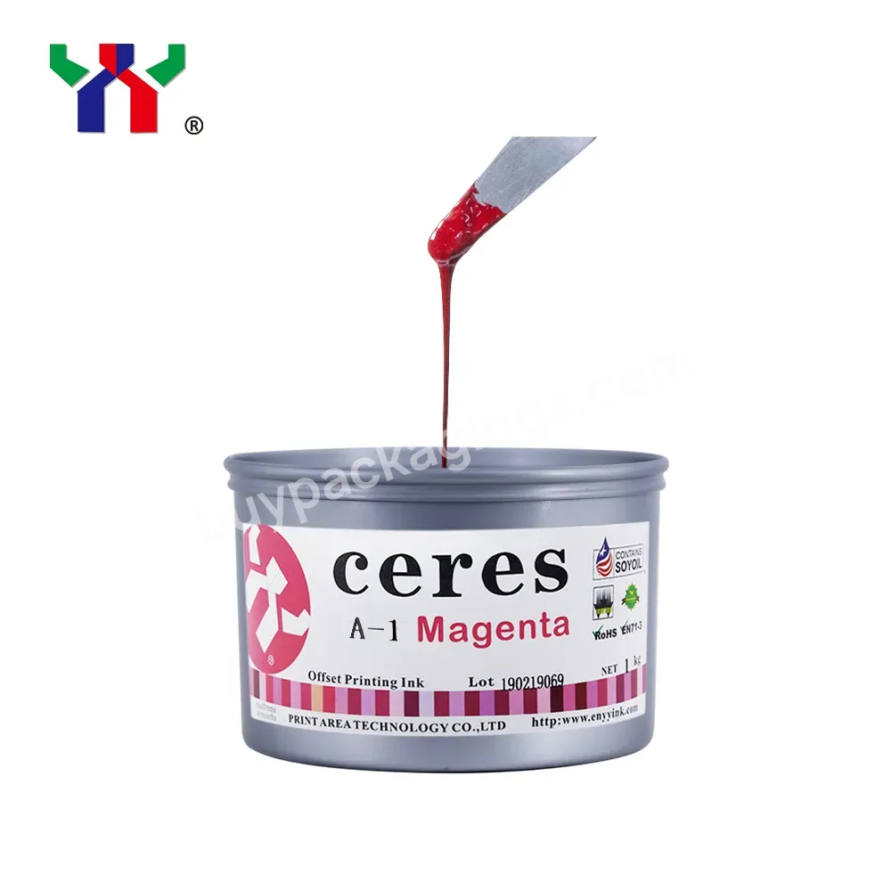 Ceres Ceres A-1 Sheet-feed Offset Printing Ink Maganta,1kg/can