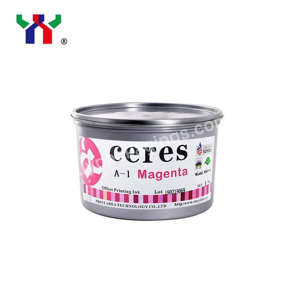 Ceres Ceres A-1 Sheet-feed Offset Printing Ink Maganta,1kg/can