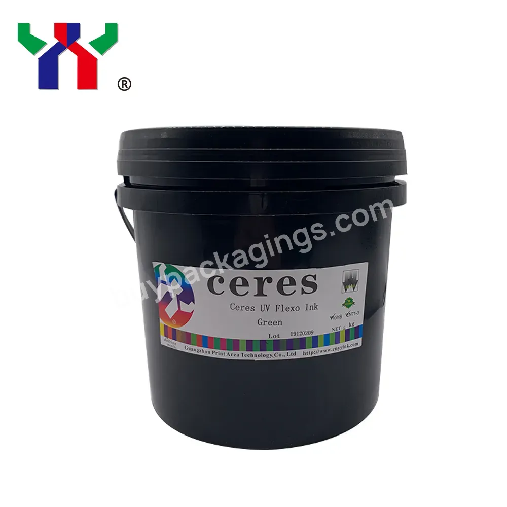 Ceres Green,5 Kg/can High Quality For Film Printing Uv Flexo Ink