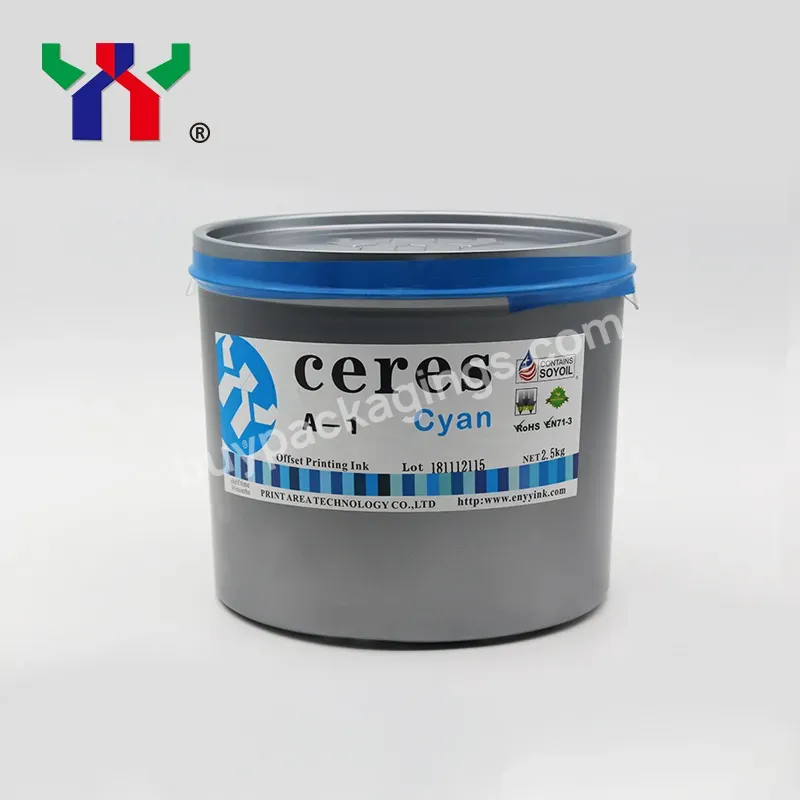 Ceres High Gloss Ceres A-1 Ink Non Skin Offset Printing Ink,Black Color