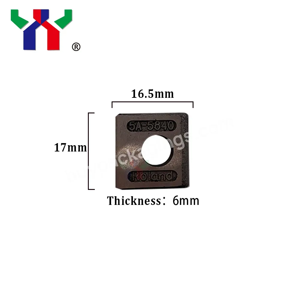 Ceres Printing Spare Part 5a-5840 Gripper Pad For Roland 600 Offset Printing Machine,17*16.5*6mm