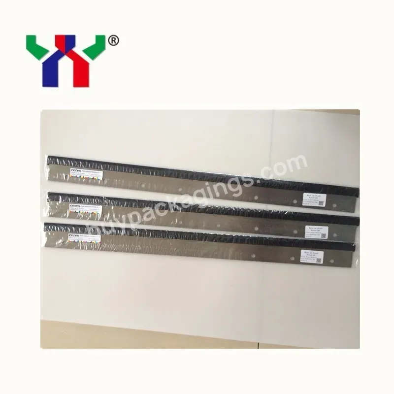 Ceres Roland 200 Offset Printing Wash Up Blade,800*65*0.5mm 8 Holes - Buy Wash-up Blade,Blade,Roland 200 Wash Up Blade.