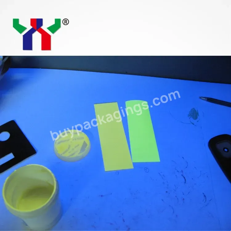 Ceres Screen Printing Uv Invisible Ink,Colorles To Yellow Green,,Uv Dry