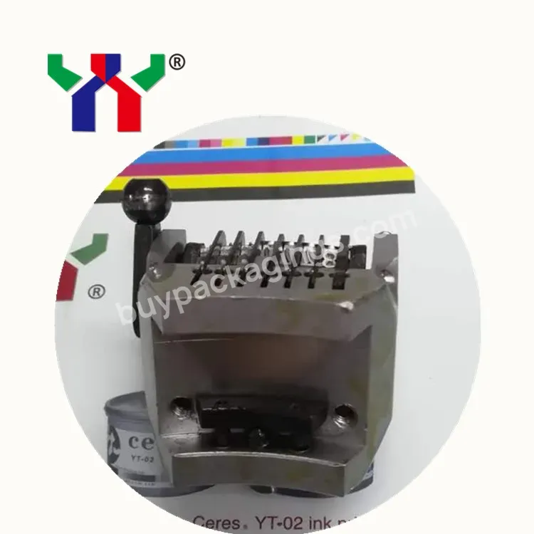 Ceres Spare Part Of Gto52 Numbering Machine No.6,Vertical/convex 200 Pcs - Buy Numbering Machine,7 Digits Letter Press Numbering Machine,Gto Numbering Machine.