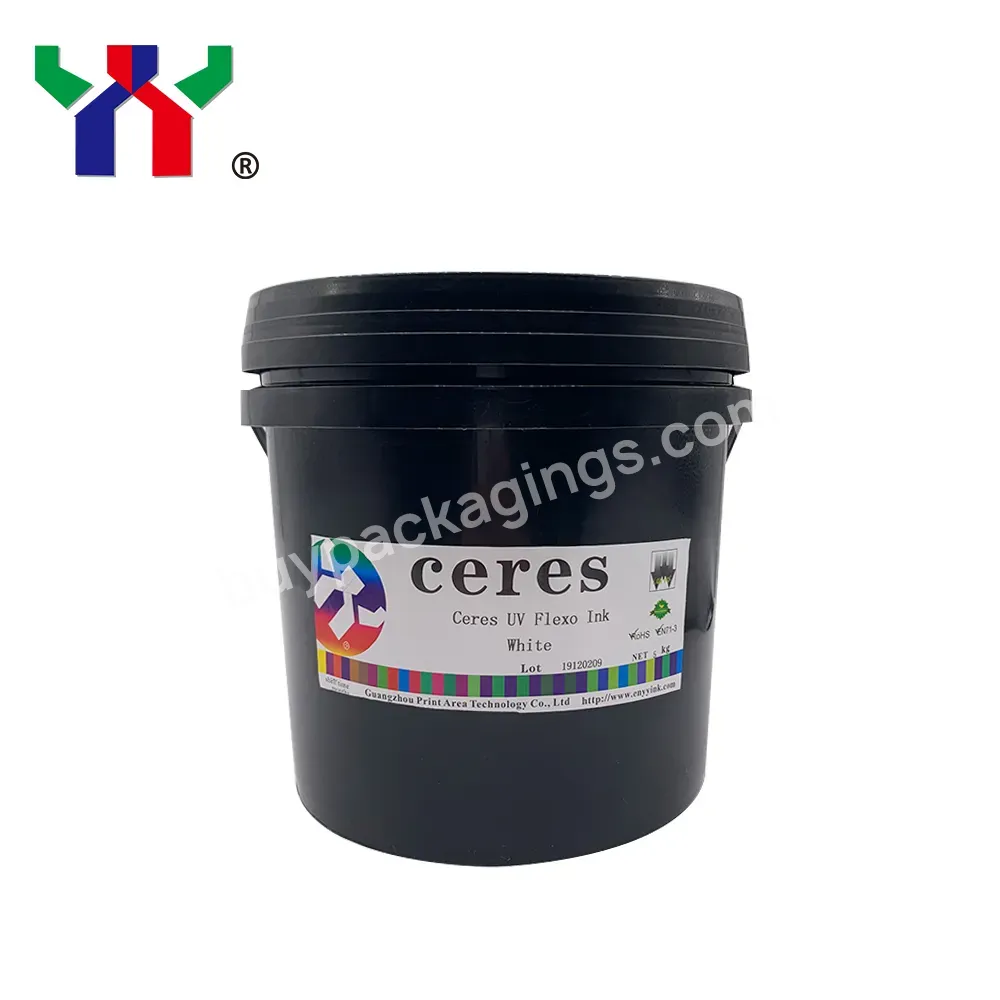 Ceres White,5 Kg/can High Quality Uv Flexo Ink