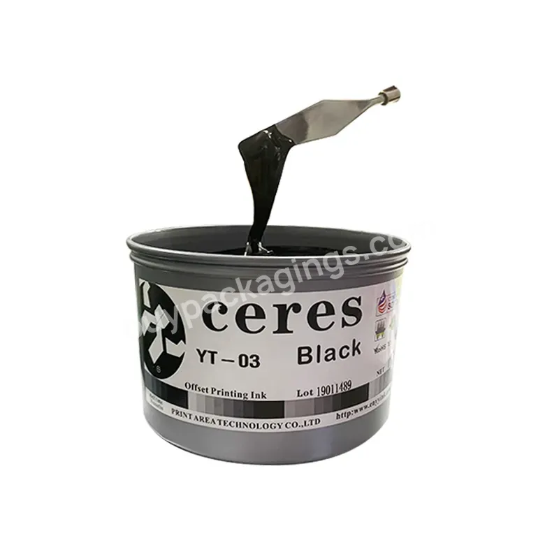 Ceres Yt-03 High Density Of Color Eco-friendly Offset Printing Cyan Ink,1 Kg/can