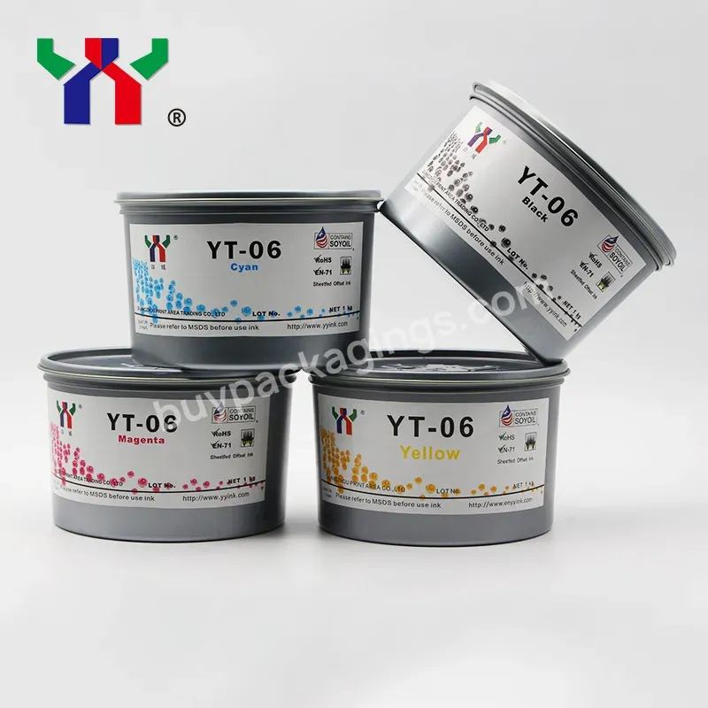 Ceres Yt-06 Eco Soya Offset Printing Ink For Melamine,Yellow,1 Kg/can