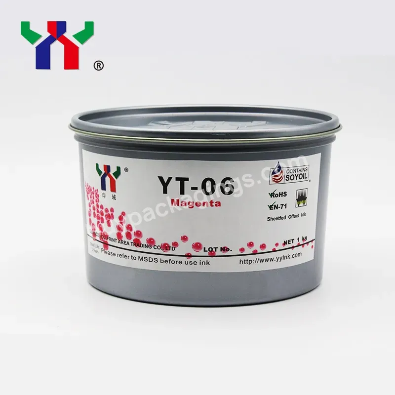 Ceres Yt-06 Offset Soy Ink For Melamine Foil Paper,Black,1 Kg/can