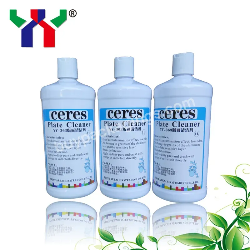Ceres Yy-363 Eco-friendly Offset Printing Ctp/ps Plate Cleaner,1 L/bottle