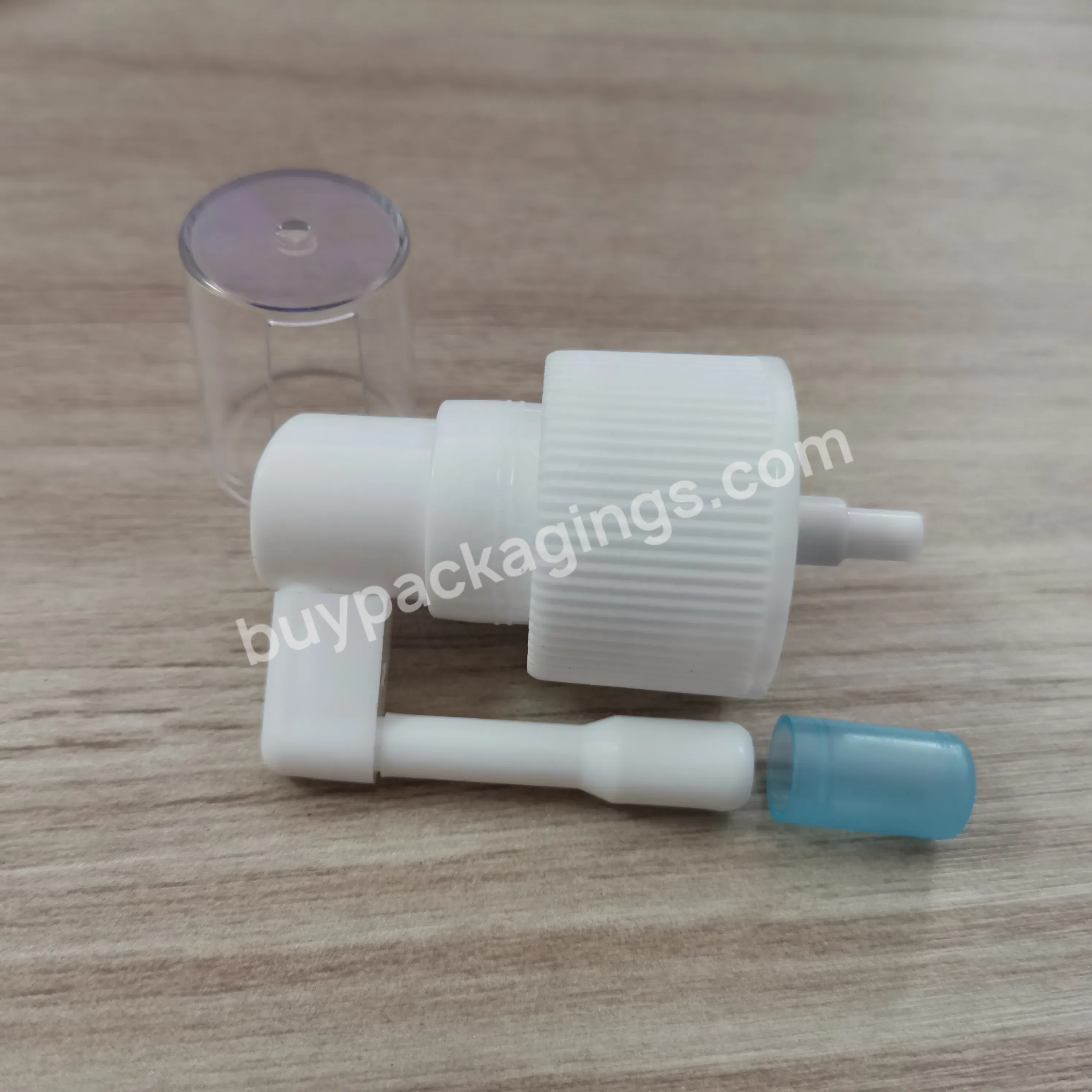 Certificate Medical Spray Pump Oral Throat Sprayer White 18/410 20/410 Plastic Oral For 50ml Glass Bottle