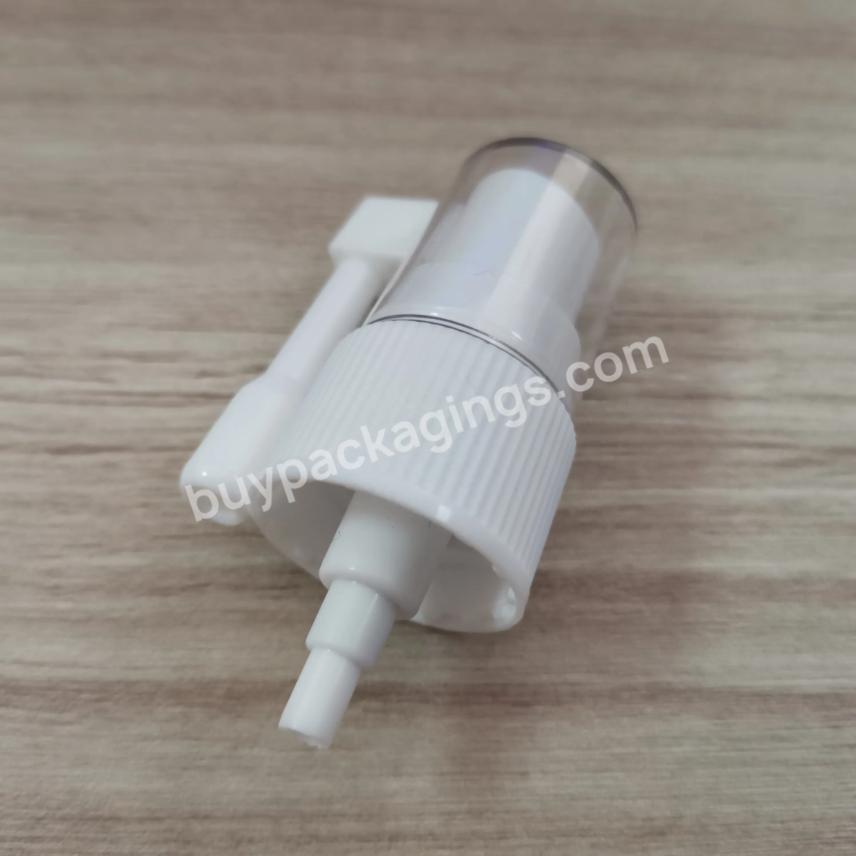 Certificate Medical Spray Pump Oral Throat Sprayer White 18/410 20/410 Plastic Oral For 50ml Glass Bottle