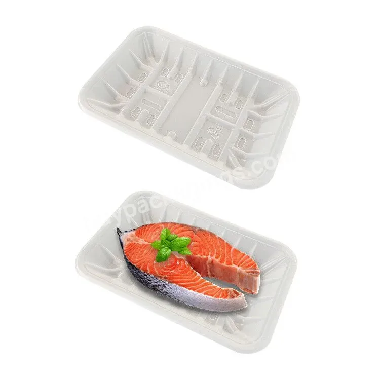 Chain Type Disposable Plastic Pp Fresh Meat Pork Beef Modified Tray For Frozen Meat Fruit Tray Blister Food Packing Tray