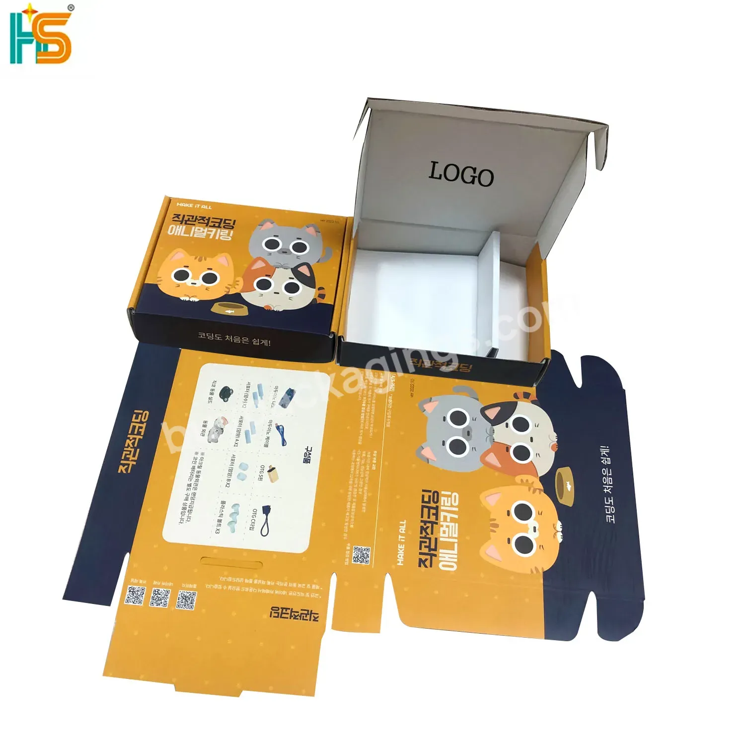 Charge Data Cable Electronic Shipping Boxes Mailing Packages Postal Box Apparel Corrugated Cardboard Mailer Boxes