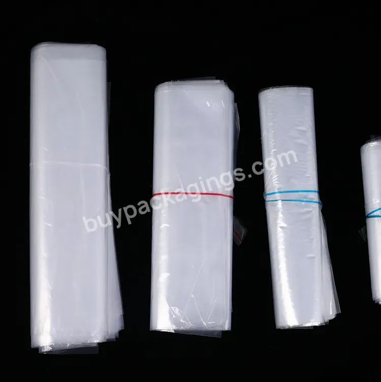 Cheap Antistatic Candy Clear Plastic Pe Flat Poly Bag Food Packaging Pockets