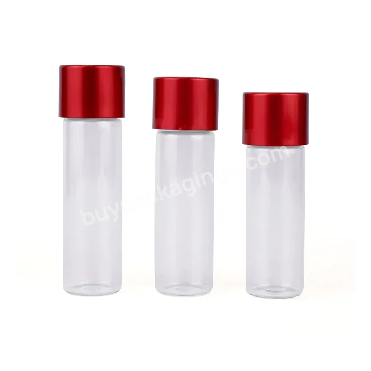 Cheap Child Proof 20mm *120mm Roll Cones Glass Packaging High Borosilicate Glass Storage Vial Tube With Cr Twist Lid