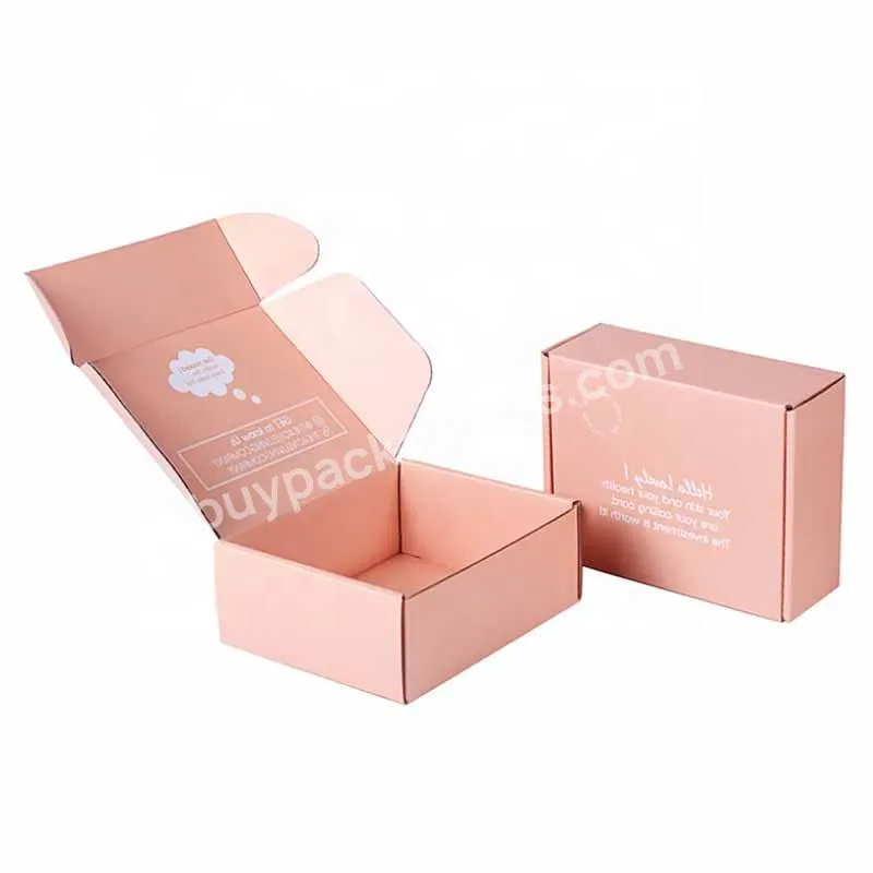 Cheap Costom Logo Square Thick Cardboard Corrugated Mailing Paper Carton Box Package Postal Cosmetic Mailer Box Socks Box Accept