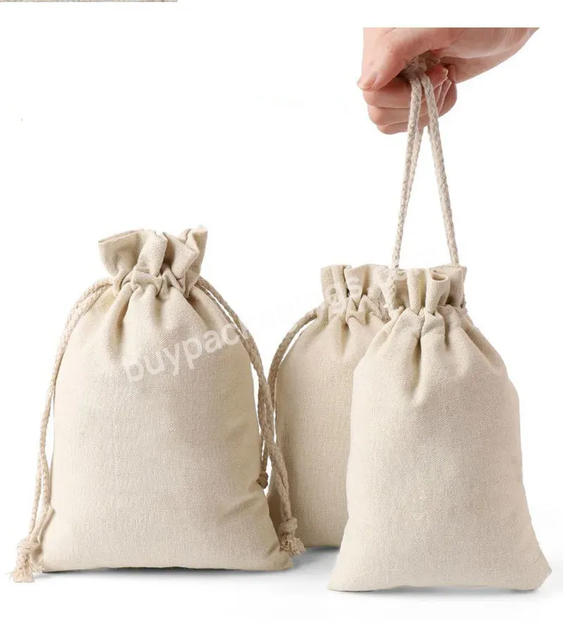 Cheap Cotton Coffee Beans Bags Fabric Bag For Packaging Other Textile Packaging Custom Wholesale