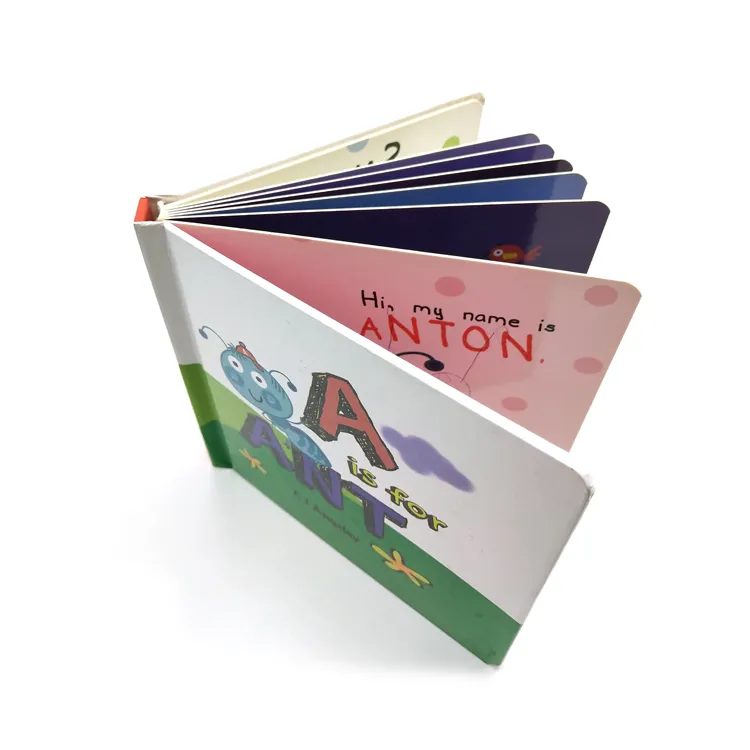 Cheap Custom Coloring Cardboard Hardcover Children Rnglish Books Printing Services