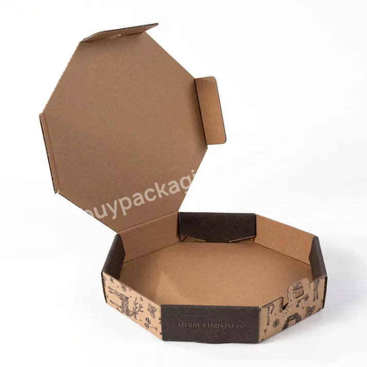 Cheap Custom Printed All Size 9 10 11 12 14 18 Inch Corrugated Kraft Paper Pizza Boxes