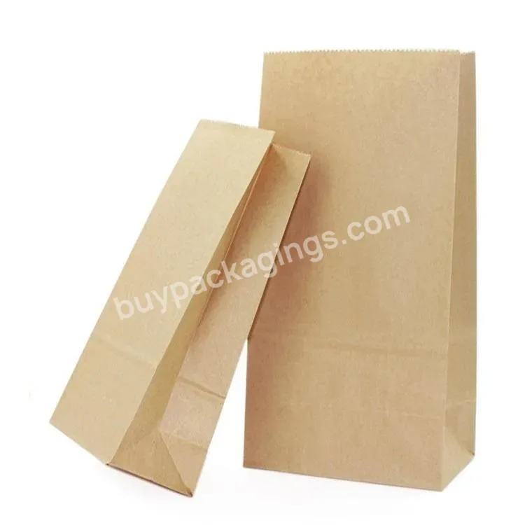 Cheap Custom Printed Logo Size Cardboard Food Packaging White Brown Kraft Gift Craft Shopping Paper Bag