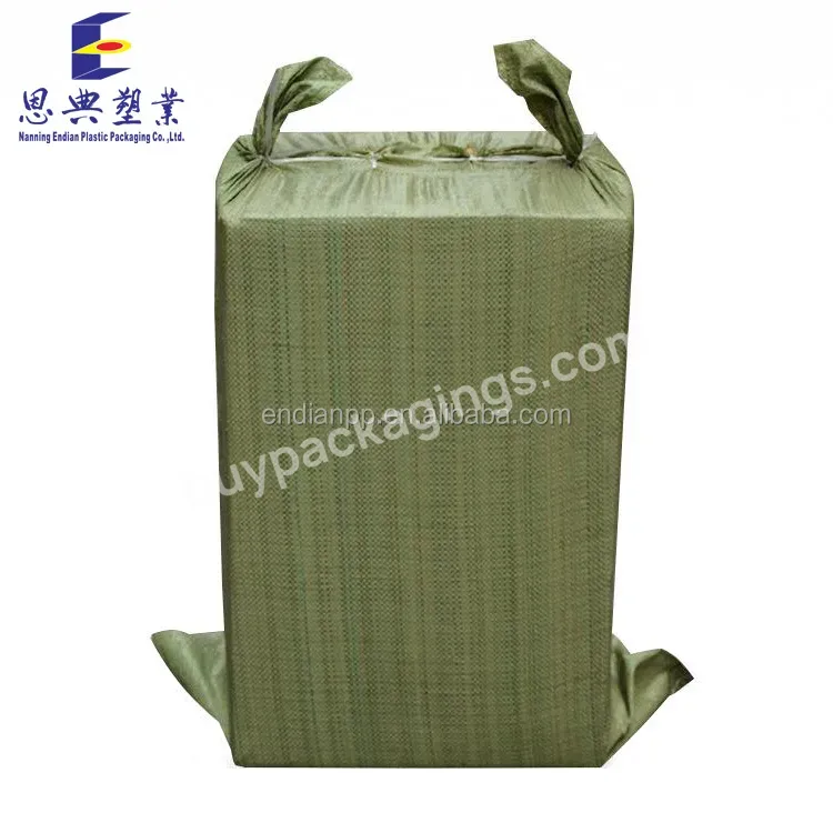 Cheap Customized Polypropylene Pp Plastic Bulk Woven Bag For Soil Garbage Logistics Express Courier Package