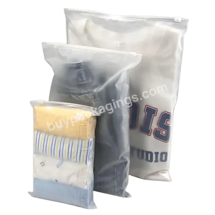 Cheap Customized Pvc Slider Bag Pe Zip Lock Bags For Clothing Garment Packing