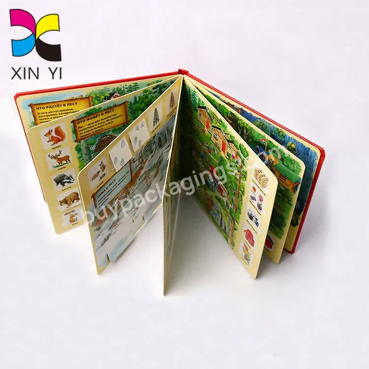 Cheap Hardcover Book Printing Baby Learning Children Sound Book