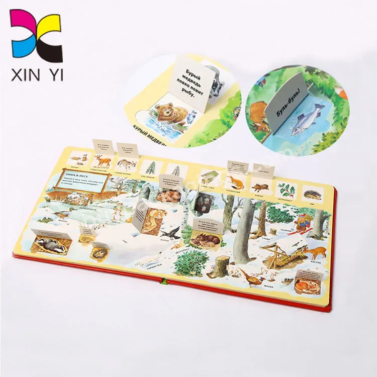 Cheap Hardcover Book Printing Baby Learning Children Sound Book