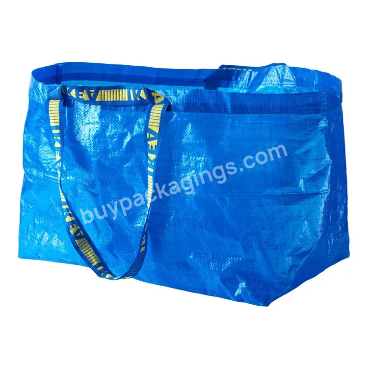 Cheap High Quality Fashional Pp Woven Bag Customized Printing Logo With Handle Reusable Shopping Eco Bag