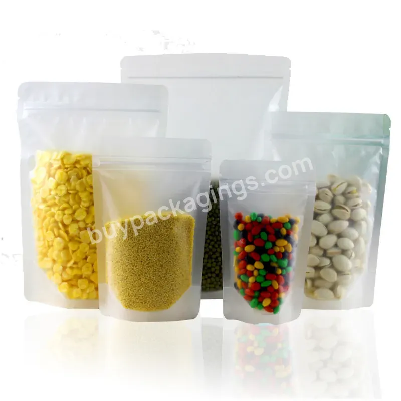 Cheap High Quality Heavy Duty Custom Printing 3 Sides Seal Nylon Pe Rice Plastic Bag For 5kg 7kg