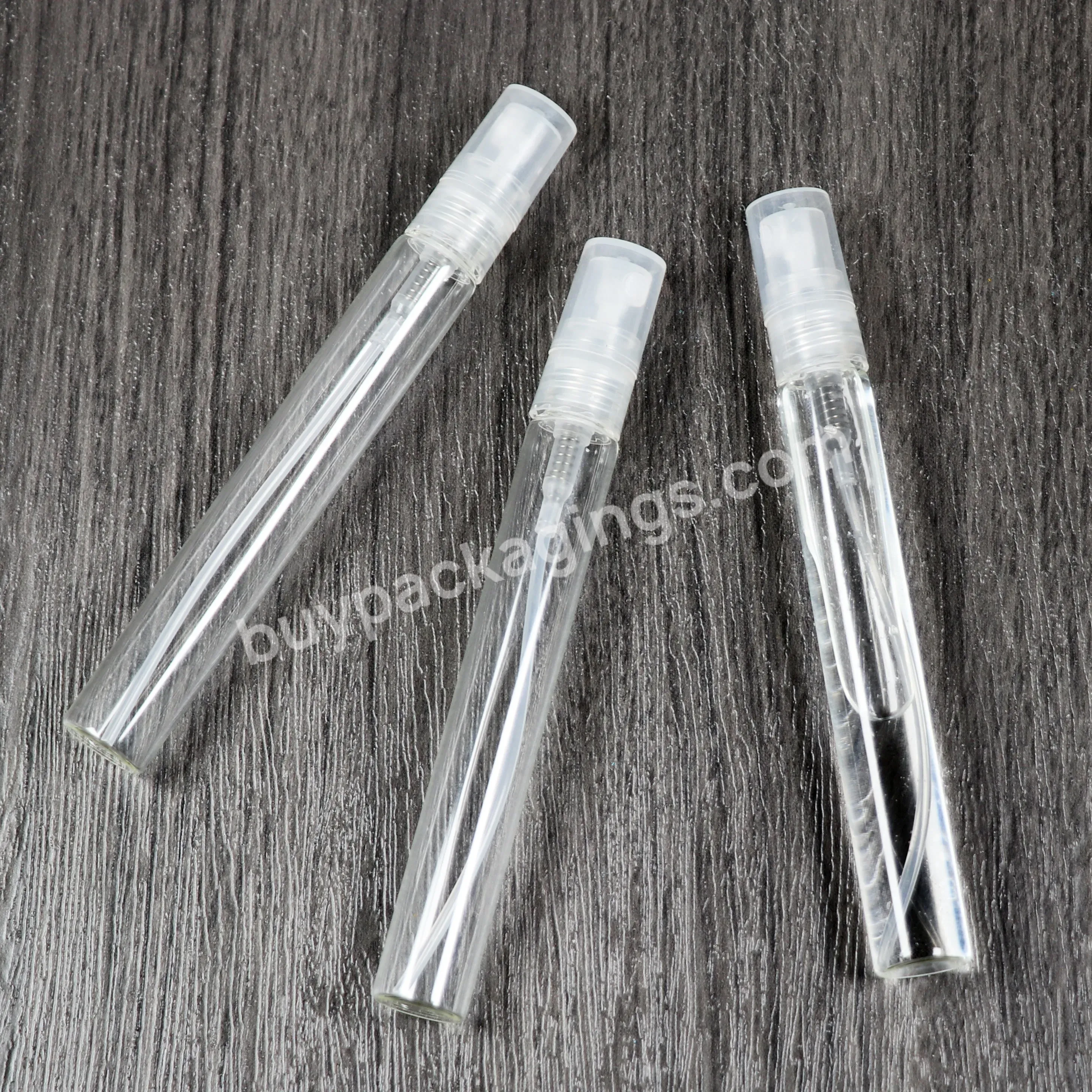 Cheap High Quality Small Perfume Atomizer Vials Sample Glass Bottle With Plastic Spray Pump Mini Tester Bottles 2ml 3ml 5ml 10ml