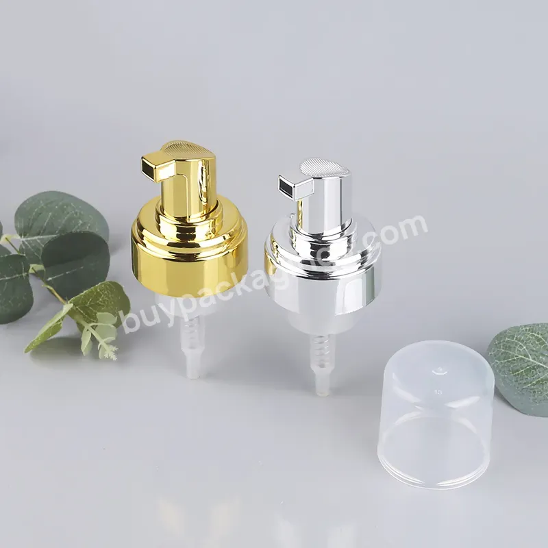 Cheap Luxury 42mm Uv Metal Cosmetic Foam Pump Hand Liquid Soap Dispenser Face Care Bottle Sprayer