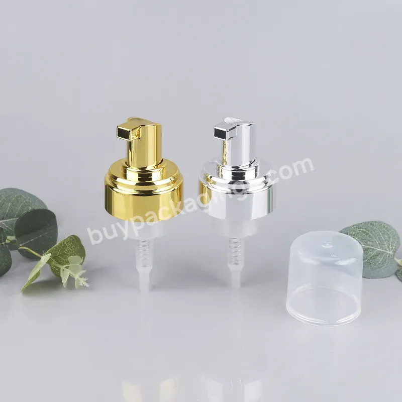 Cheap Luxury 42mm Uv Metal Cosmetic Foam Pump Hand Liquid Soap Dispenser Face Care Bottle Sprayer