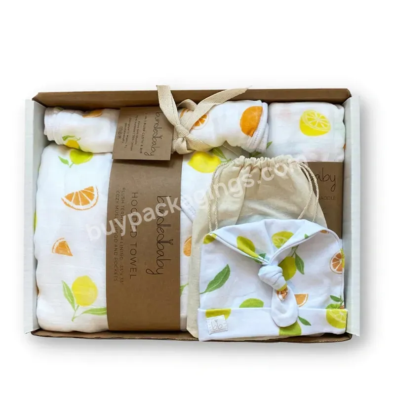 Cheap Luxury Baby Summer Clothing Sets Gift Box Packaging Custom