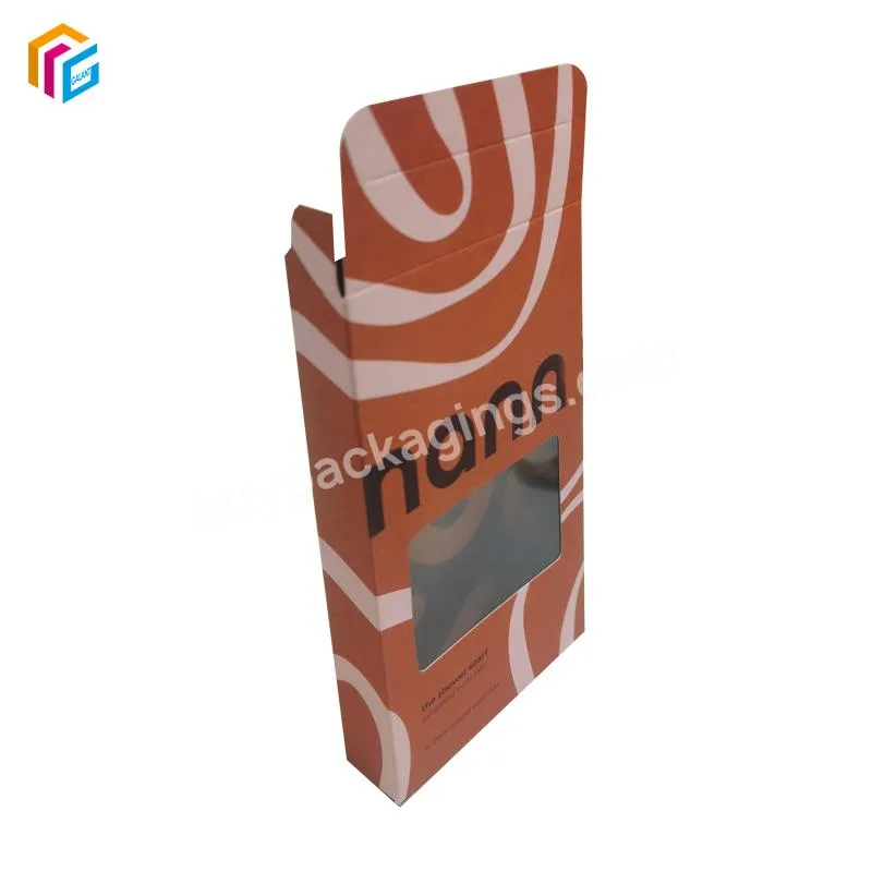 Cheap Manufacturer Customized Full Color Printing Eco Friendly Specialty Paper Packaging Box With Window