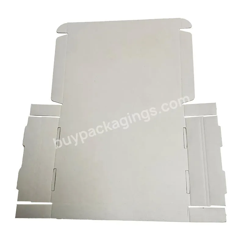 cheap personalize flat flat mailer boxes with tear strip corrugated box 17*36*1