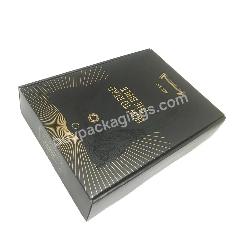 cheap personalize flat mailer packaging boxes custom printed embossing thin shipping boxes