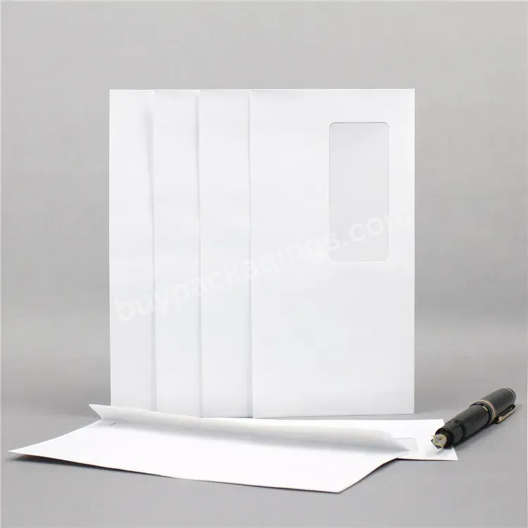 Cheap Price #10 #9 #8 Custom Business White Envelope With Window Open Left Window Office Envelope